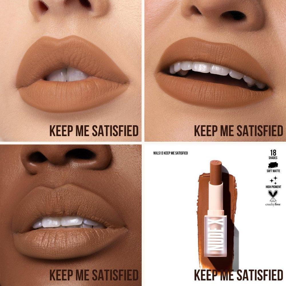Lips-Beauty Creations Nude X Soft Matte Lipstick