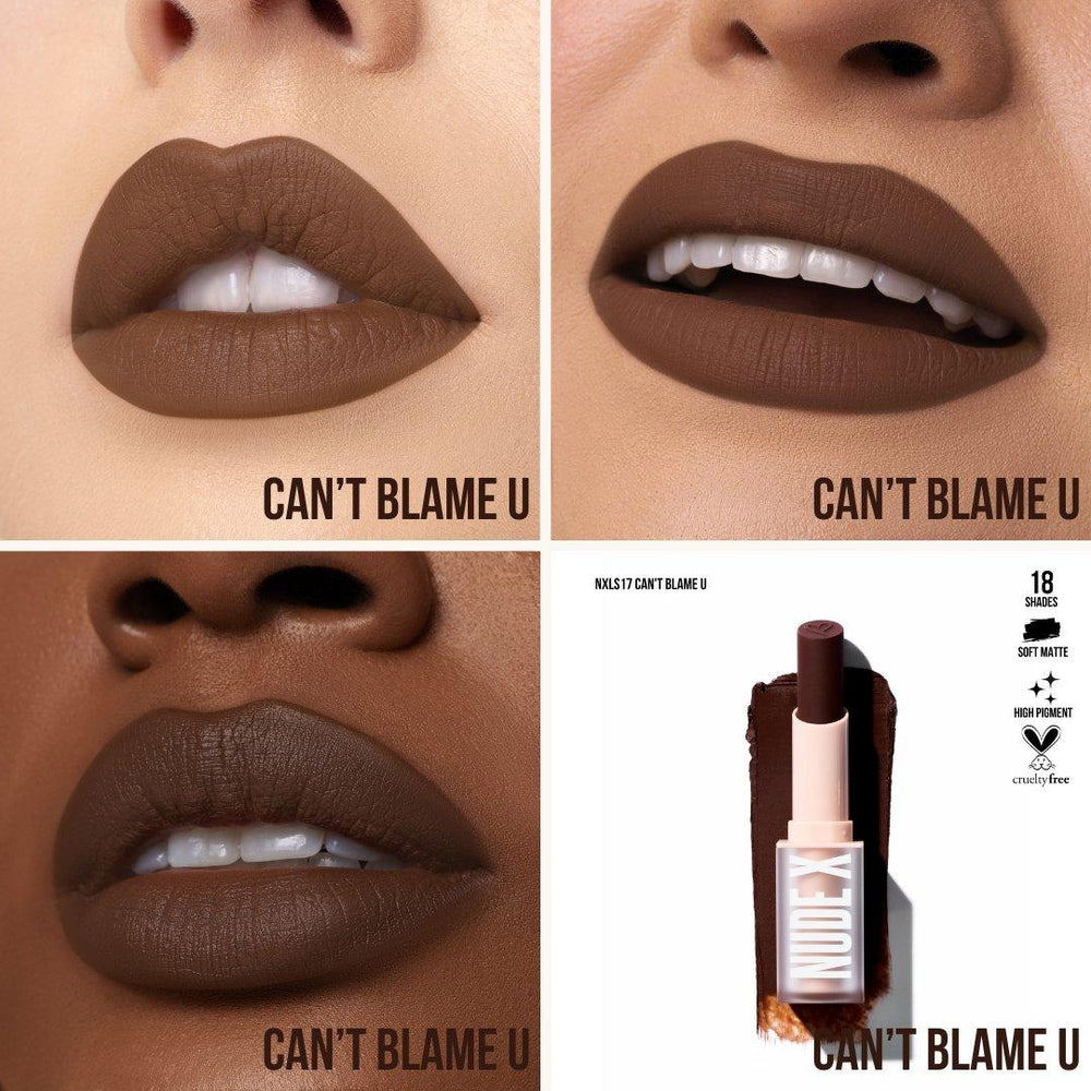 Lips-Beauty Creations Nude X Soft Matte Lipstick