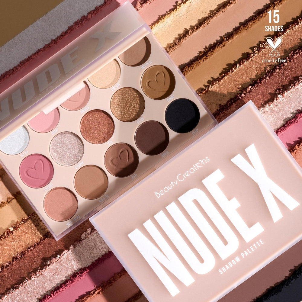 Eyes-Beauty Creations Nude X Eyeshadow Palette #NXE15