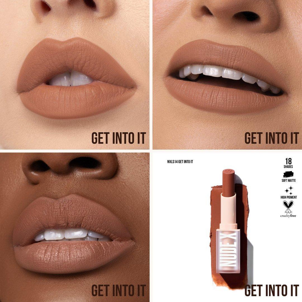 Lips-Beauty Creations Nude X Soft Matte Lipstick