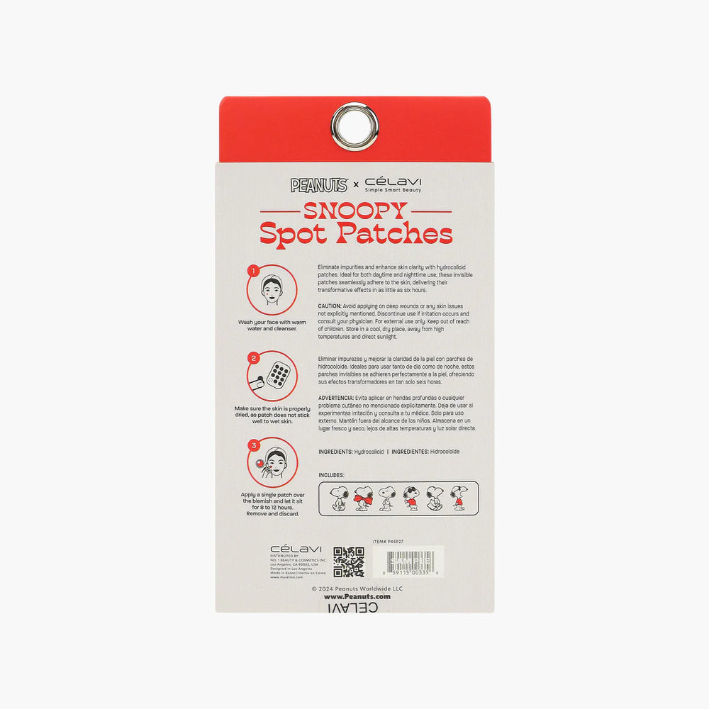 Skincare-Celavi x Peanuts 36pc Snoopy Spot Pimple Patches