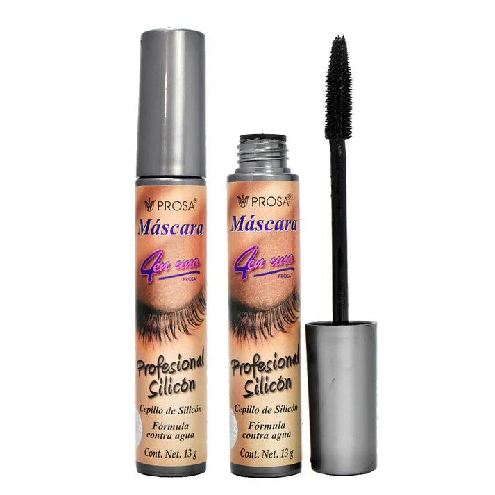Eyes-Prosa Profesional Silicone 4 in 1 Waterproof Mascara